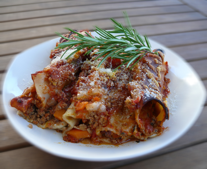 Canelloni à la bolognaise