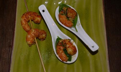 Brochette de crevettes