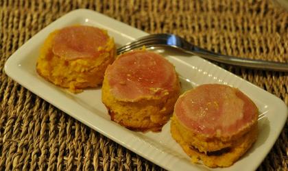 Flans de Potiron au bacon